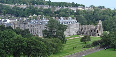 El palacio de Holyroodhouse, en Edimburgo