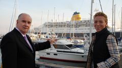 O emigrante galego de Uruguai Manuel Losa xunto a Patricia Ferrol, filla do famoso fot�grafo Manuel Ferrol. Losa � o neno da famosa imaxe de Ferrol que inmortalizou a emigraci�n galega