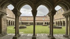 Claustro de San Francisco, en Ourense, de estilo gtico.