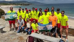 En imagen, equipo de socorristas que protegen las playas de Foz en el verano del 2026