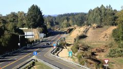 Las obras de la autov�a de Nadela a A Pobra de San Xiao