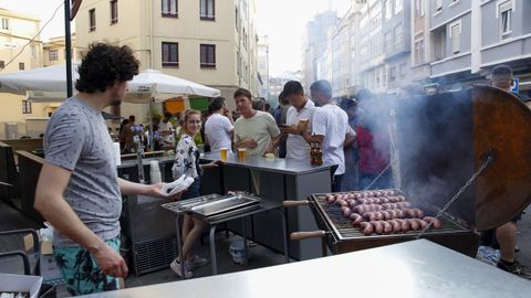 Churrascada en la calle San Juan