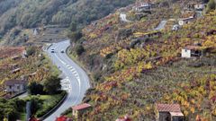 El corredor Monforte-Lal�n, a su paso por la Ribeira Sacra