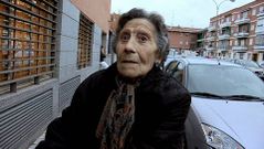 Carmen Mart�nez Ayuso, la vecina de Vallecas de 85 a�os que fue desahuciada el viernes
