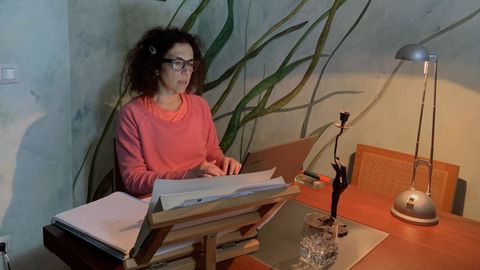 Cristina Gonz�lez, profesora de Historia de Espa�a en el IES Frei Mart�n Sarmiento