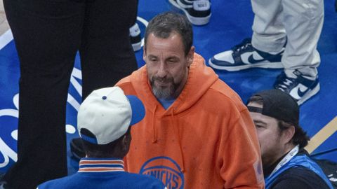 Adam Sandler durante el encuentro