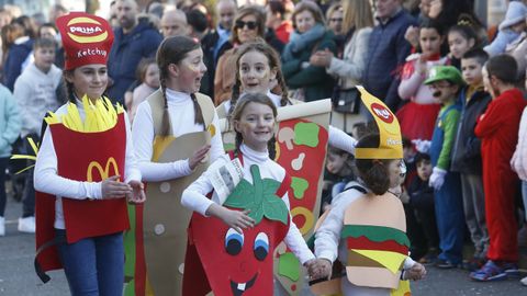 Fiesta de carnaval en Castro de Ribeiras de Lea. 