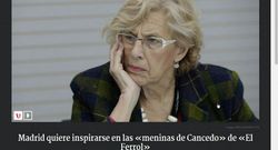 La comparecencia. La alcaldesa habl� ayer sobre Las Meninas y el v�deo de sus declaraciones se puede ver la web de La Voz.