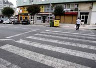 Imagen de un paso de cebra de la Carretera de Castilla.