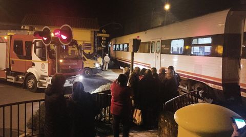 Imagen de otro atropello nocturno en el mismo lugar, a finales del 2017