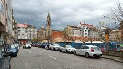 Calle Monse�or �lvarez Gonz�lez, del barrio ourensano de O Couto, donde ocurri� la pelea.