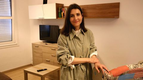 Cristina Pereiro, retratada esta semana en el piso de acogida para los permisos penitenciarios.