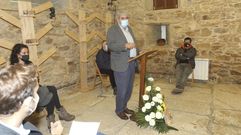 Lema Pi�eiro, onte, durante a s�a intervenci�n en Foro Voz
