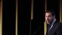 El ministro �scar Puente, ayer, en Madrid