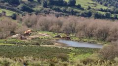 Obras en el embalse de San Andr�s de los Tacones