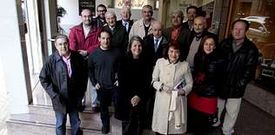 Colaboradores y articulistas de La Voz y Radio Voz celebraron un �gape navide�o en El Mariscal.