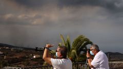 Segundo d�a de erupci�n del volc�n de La Palma