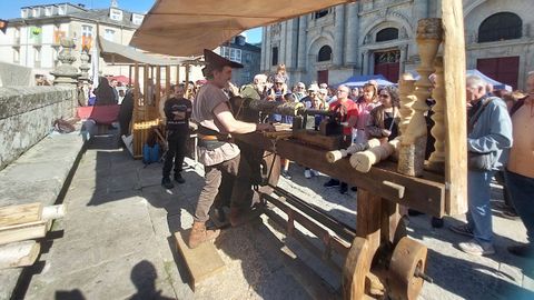 Puestos y oficios de la feria medieval de Lugo