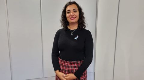 Carla Estévez es matrona.