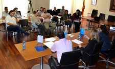 Presentaci�n de las jornadas formativas ayer por la tarde en el Concello de Mux�a. 