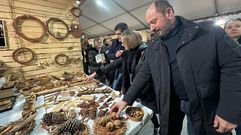 Imagen del mercadillo navide�o de Carballeda de Valdeorras en el 2024.