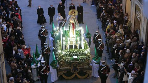 Procesin de la Virgen de la Esperanza, organizada por la Insigne Cofrada de la Virgen de la Esperanza. 