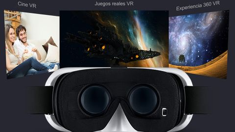 El casco ofrece la posibilidad de ver cine y juegos en realidad virtual.