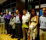 Participantes en la reuni�n en la Confederaci�n Hidrogr�fica.