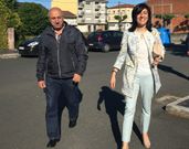 �nxeles V�zquez, el 24-M con su n�mero 2, Pablo Costoya. 