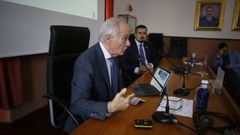 Ignacio Gandarias, en la �ltimaedici�n de las Xornadas de Pesca de Celeiro