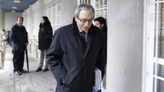 Imagen de archivo de Manuel Rivas saliendo de la anterior sede de la Audiencia Provincial