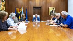 Reuni�n de la Junta de Gobierno de la Diputaci�n ourensana.