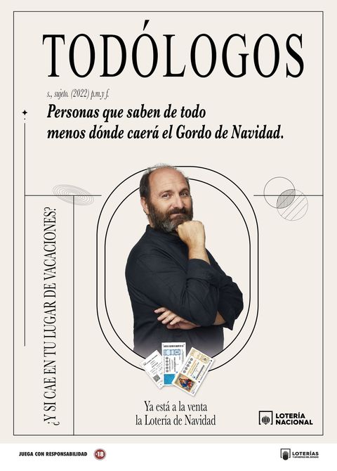 El cartel promocional de la campa�a de verano de la Loter�a de Navidad