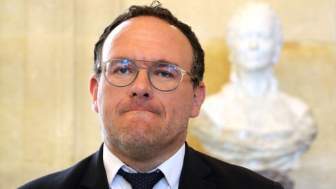 El nuevo ministro de Solidaridad del Gobierno franc�s, Damien Abad.