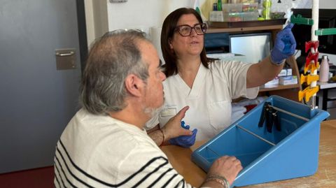 Sesin de terapia ocupacional.