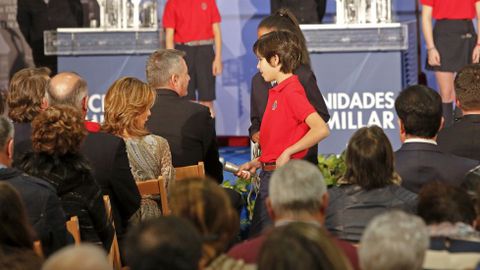 Sorteo de la Lotera Nacional en la Escuela Naval de Marn