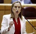 Pastor en una sesi�n de control en el Senado. 