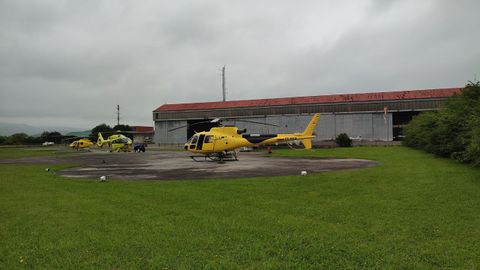 Helic�ptero en La Morgal