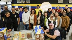 Algunos de los comerciantes que participar�n en la fiesta venezolana
