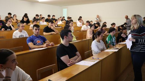 Pruebas de selectividad en la Facultade de Xornalismo de Santiago