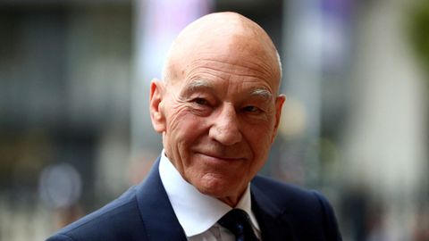 El actor brit�nico Patrick Stewart.