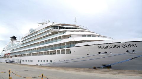 El crucero estuvo la maana del jueves atracado en Curuxeiras.