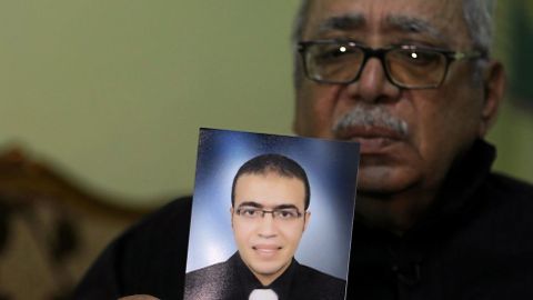 Reda Abdullah al-Hamamy, padre de Abdullah Reda, autor del ataque frustrado en el Louvre