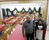 La ciclog�nesis oblig� en el 2013 a trasladar la cena a Conxo. 