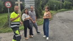 La alcaldesa viveirense y otros concejales y t�cnicos visitan las parroquias para evaluar d�nde hay que ejecutar obras en materia de abastecimiento de agua