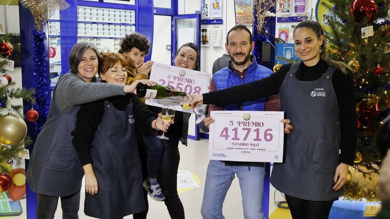 La loter�a Anta reparti� un cuarto y un quinto premio que dejan 260.000 euros