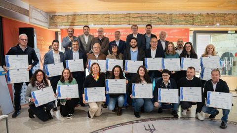 Entrega de los reconocimientos en el Centro de Interpretacin Aquis Querquennis