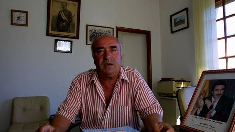 El alcalde de Beade en su despacho, en una foto de archivo