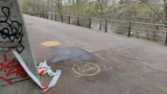 Zona de la margen izquierdo del r�o Mio en Ourense.