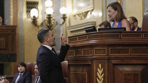Abascal se dirige a la presidenta del Congreso